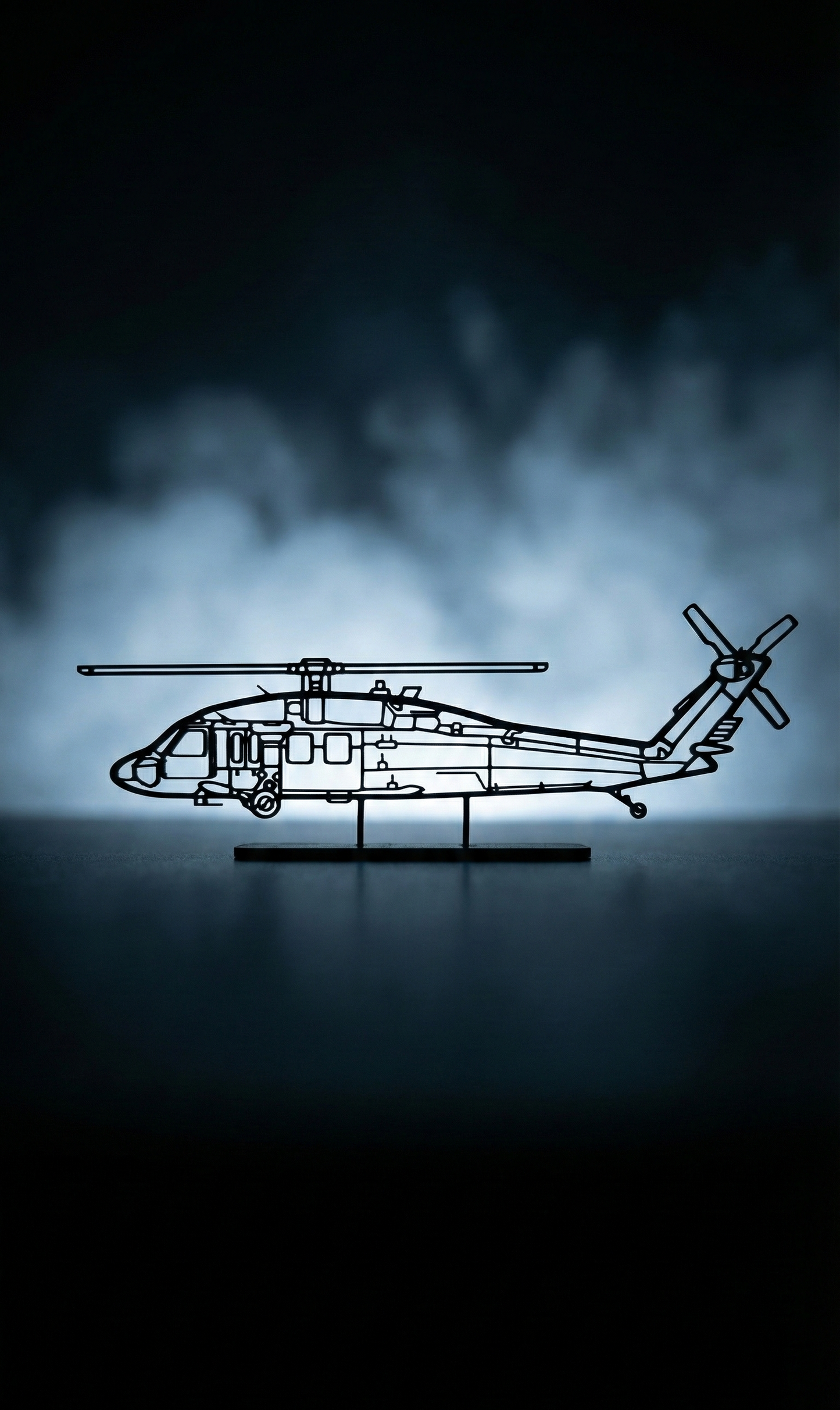 UH-60 Black Hawk | Premium Stand Silüet