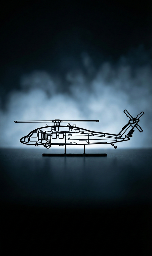 UH-60 Black Hawk | Premium Stand Silüet