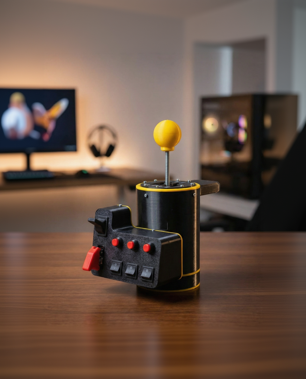 H-Shifter Combo: H-Shifter + Çok Fonksiyonlu Button Box