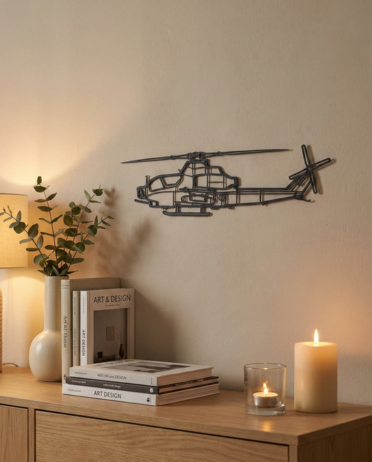AH-1Z Viper | Premium Duvar Silüeti
