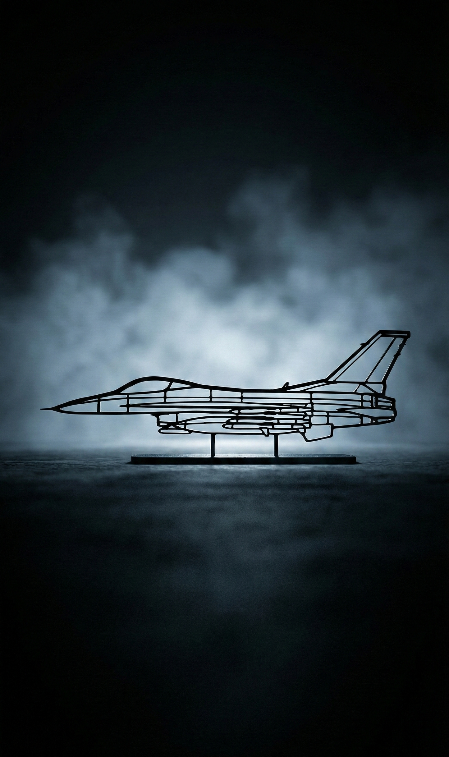 F-16C Missiles | Premium Stand Silüet
